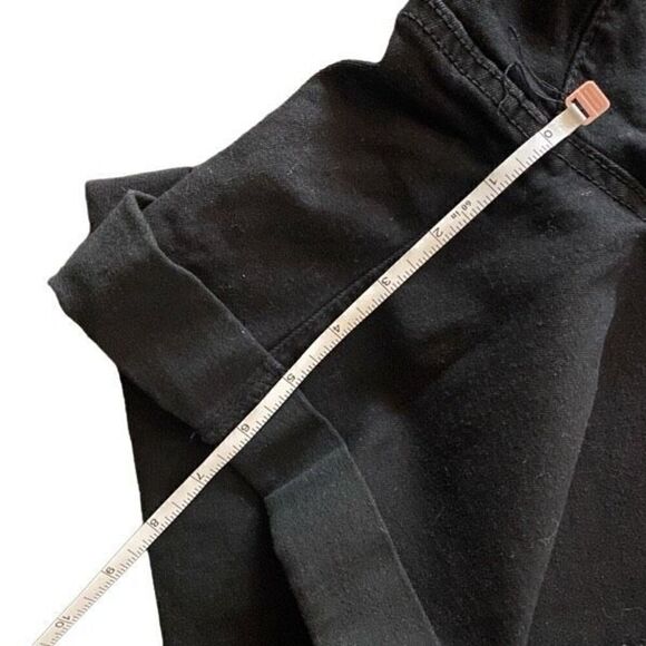 Ashley Stewart NEW curvy girl plus size 22 black distressed shorts - Picture 8 of 9